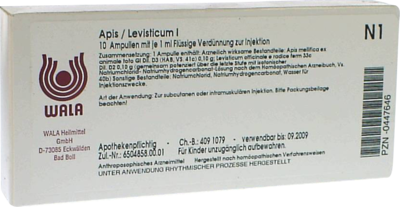 APIS/LEVISTICUM I Ampullen