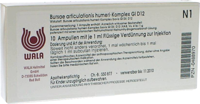 BURSAE articulationis humeri-Komplex GL D 12 Amp.