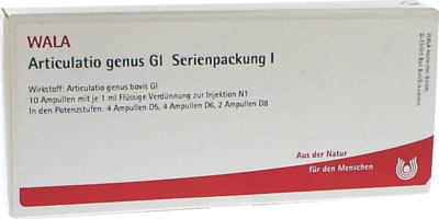 ARTICULATIO genus GL Serienpackung 1 Ampullen