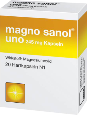 MAGNO SANOL uno 245 mg Kapseln