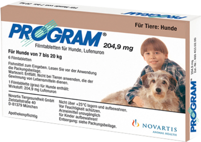 PROGRAM 204,9 mg 7-20 kg Tabl.f.Hunde