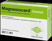 MAGNESIOCARD 5 mmol Plv.z.Her.e.Lsg.z.Einnehmen