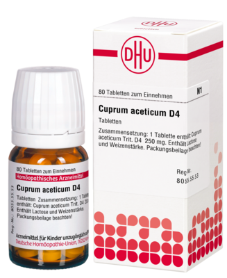 CUPRUM ACETICUM D 4 Tabletten