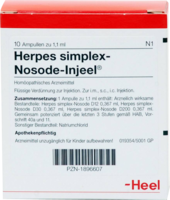 HERPES SIMPLEX Nosode Injeel Ampullen