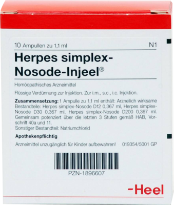 HERPES SIMPLEX Nosode Injeel Ampullen