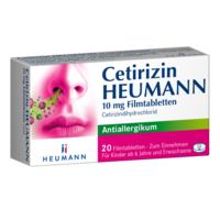 CETIRIZIN Heumann 10 mg Filmtabletten