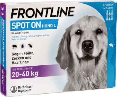 FRONTLINE Spot on H 40 Lösung f.Hunde