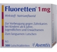 FLUORETTEN 1,0 mg Tabletten