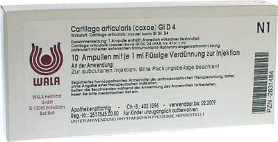 CARTILAGO articularis coxae GL D 4 Ampullen