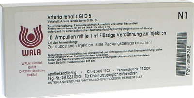 ARTERIA RENALIS GL D 5 Ampullen