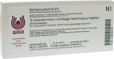 GLANDULA PAROTIS GL D 5 Ampullen
