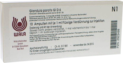 GLANDULA PAROTIS GL D 6 Ampullen