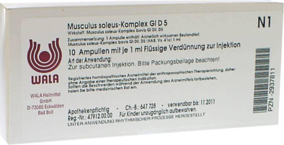 MUSCULUS SOLEUS Komplex GL D 5 Ampullen
