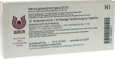 NERVUS GLOSSOPHARYNGEUS GL D 5 Ampullen