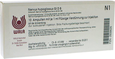 NERVUS HYPOGLOSSUS GL D 8 Ampullen