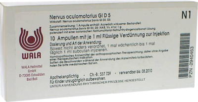 NERVUS OCULOMOTORIUS GL D 5 Ampullen