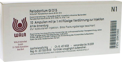 PERIODONTIUM GL D 15 Ampullen