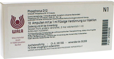 PHOSPHORUS D 12 Ampullen