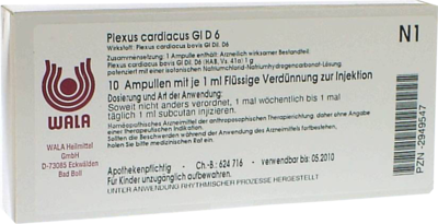 PLEXUS CARDIACUS GL D 6 Ampullen