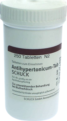 ANTIHYPERTONICUM Tabletten Schuck
