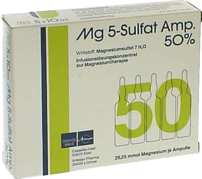 MG 5 Sulfat Amp. 50% Infusionslösungskonzentrat