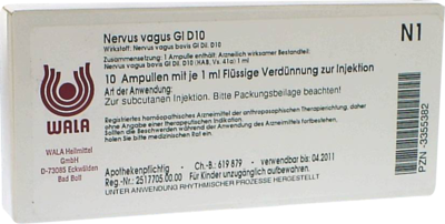 NERVUS VAGUS GL D 10 Ampullen
