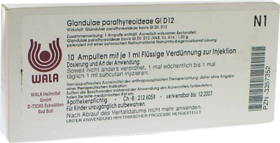 GLANDULAE PARATHYREOIDEAE GL D 12 Ampullen