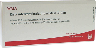 DISCI intervertebrales lumbales GL D 30 Ampullen