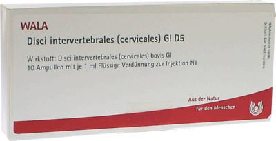 DISCI intervertebrales cervicales GL D 5 Ampullen