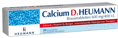 CALCIUM D3 Heumann Brausetabletten 600 mg/400 I.E.