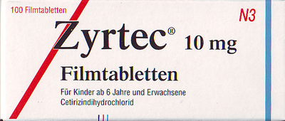 ZYRTEC 10 mg Filmtabletten