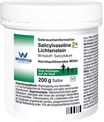 SALICYLVASELINE 10% Lichtenstein