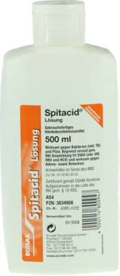 SPITACID Händedesinfektion Spenderflasche