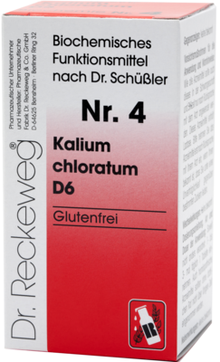 BIOCHEMIE 4 Kalium chloratum D 6 Tabletten