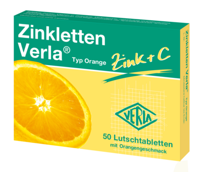 ZINKLETTEN Verla Orange Lutschtabletten