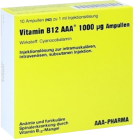 VITAMIN B12 AAA 1000 µg Ampullen