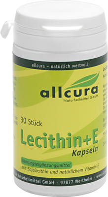 LECITHIN KAPSELN+Vitamin E 1.000 mg