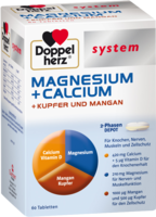 DOPPELHERZ Magnesium+Calc.+Kupfer+Mangan syst.Tab.