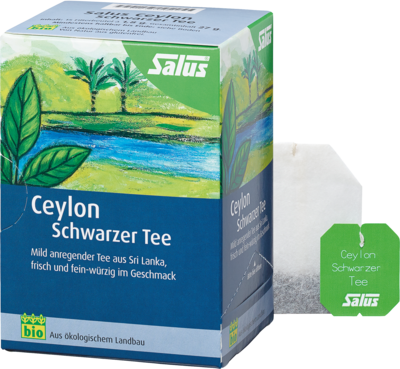 CEYLON schwarzer Tee Bio Salus Filterbeutel