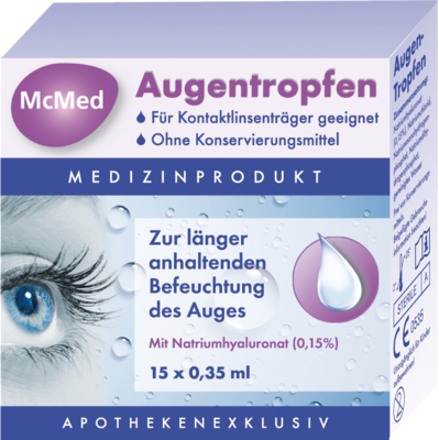 MCMED Augentropfen Einzeldosispipetten