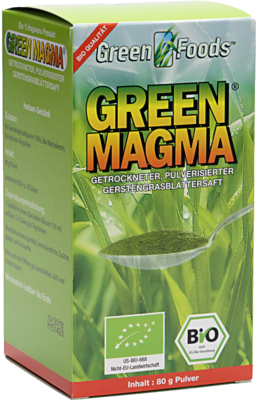 GREEN MAGMA Gerstengrasextrakt Pulver