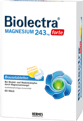 BIOLECTRA Magnesium 243 mg forte Zitrone Br.-Tabl.