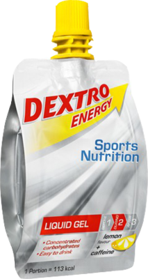 DEXTRO ENERGY Sports Nutr.Liquid Gel Lemon+caffe.