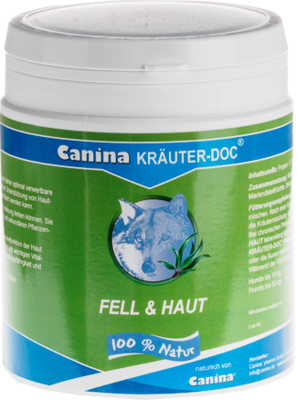 CANINA Kräuter-Doc Fell&Haut Pulver vet.