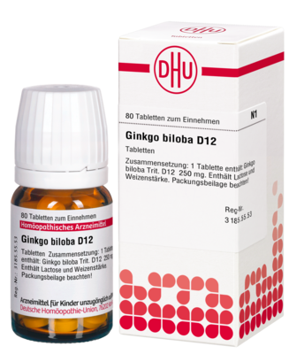GINKGO BILOBA D 12 Tabletten
