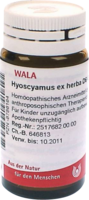 HYOSCYAMUS EX Herba D 6 Globuli
