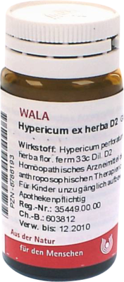 HYPERICUM EX Herba D 2 Globuli