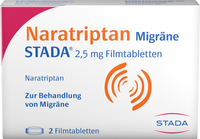 NARATRIPTAN Migräne STADA 2,5 mg Filmtabletten