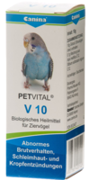 PETVITAL V 10 Globuli für Vögel