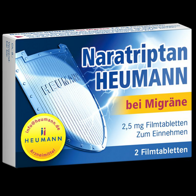 NARATRIPTAN Heumann bei Migräne 2,5 mg Filmtabl.